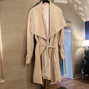 Club Monaco Cream Trench Coat